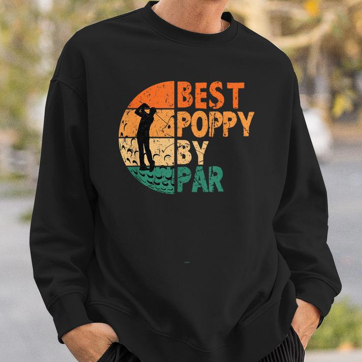 Best Poppy By Par Golf Fathers Day Golfing Funny Sweatshirt Gifts for Him