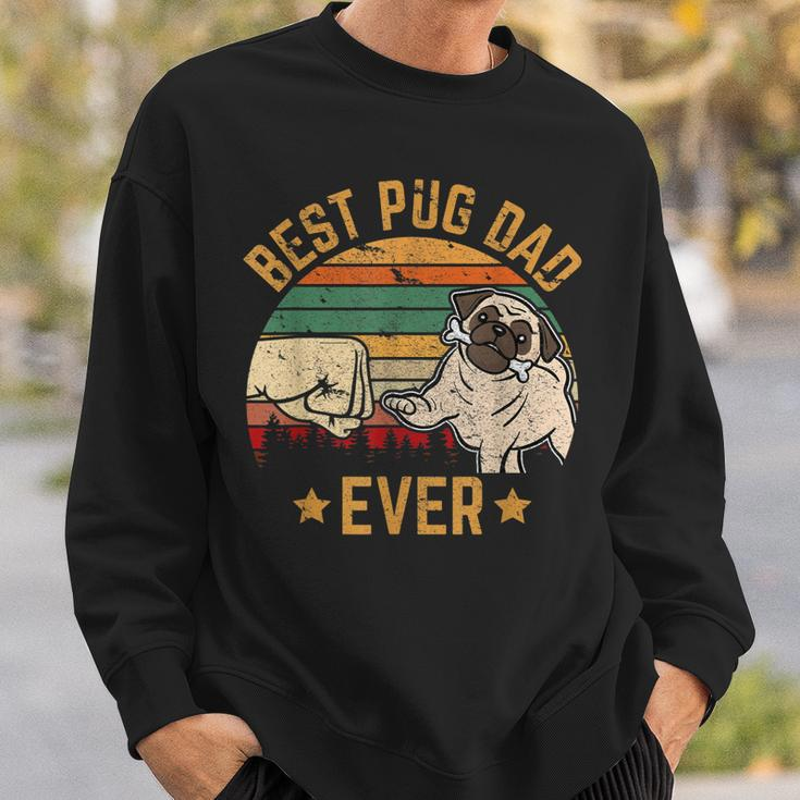 Best Pug Dad Ever Owner Lover Father Daddy Dog Gifts Sweatshirt Gifts for Him