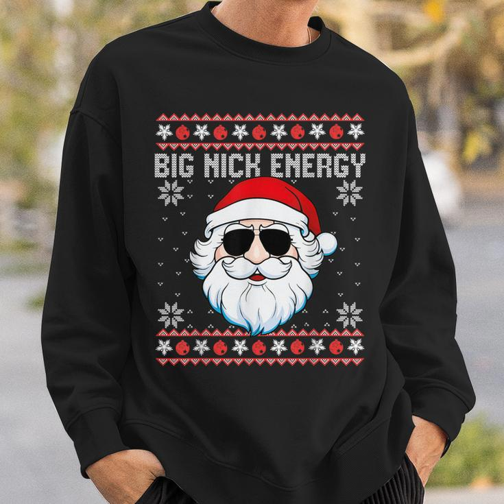 Big Nick Energy Santa Ugly Christmas Sweater Sweatshirt Gifts for Him