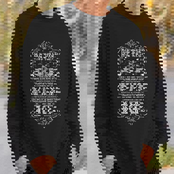 Bikers Prayer Vintage Motorcycling Biker Sweatshirt Gifts for Him