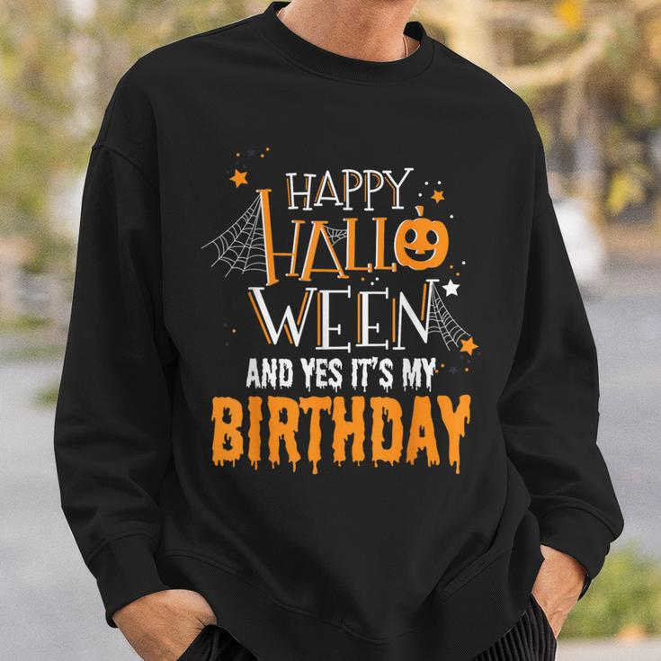 Birthday Halloween Halloween Birthday Sweatshirt Gifts for Him