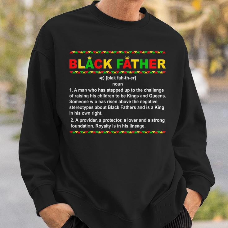 Black Father Men Melanin King Husband Dad Junenth Kings Sweatshirt Gifts for Him