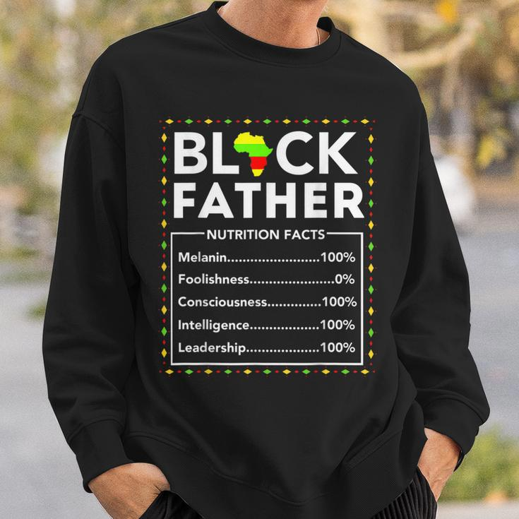 Black Father Nutritional Facts Junenth King Best Dad Ever Gift For Mens Sweatshirt Gifts for Him