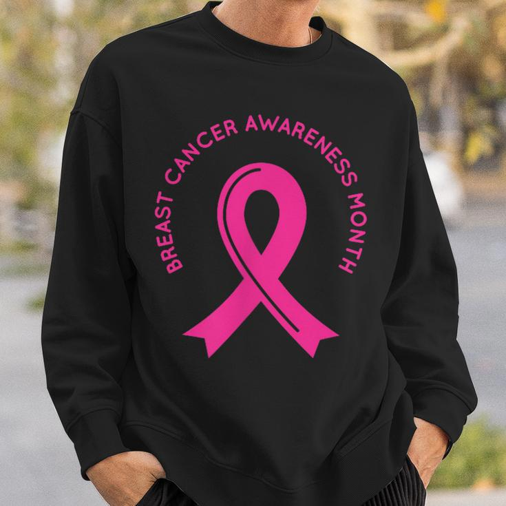 Breast Cancer Awareness Pink Ribbon Support Squad Cancer Sweatshirt Gifts for Him