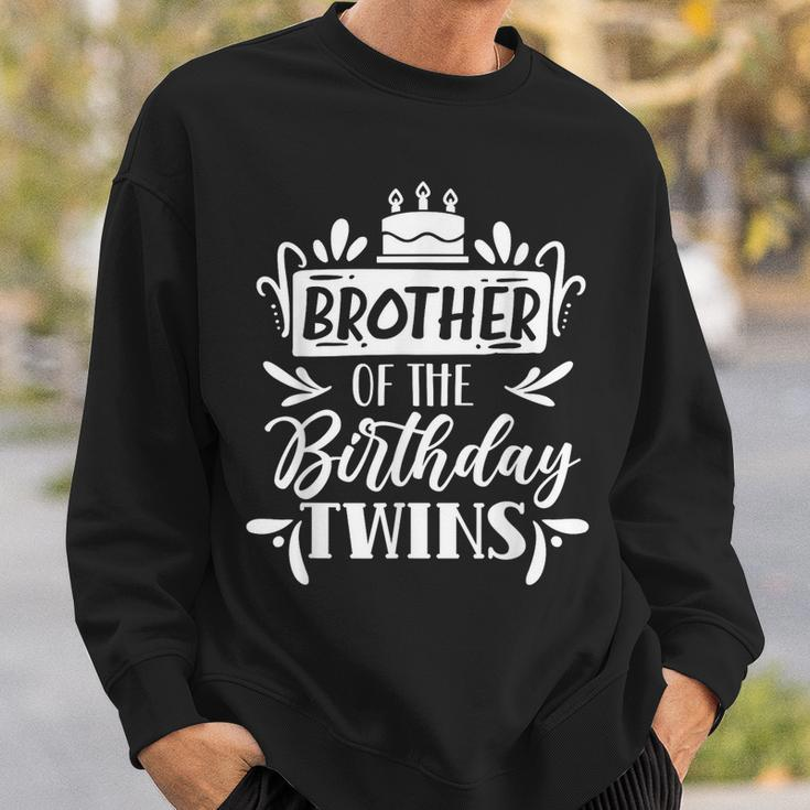 Brother Of The Birthday Twins Twin Celebrate Cute Sweatshirt Gifts for Him