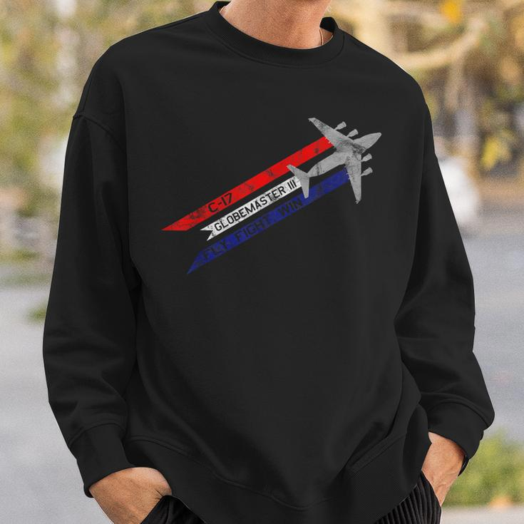 C-17 Globemaster Iii Military Transport Fly Fight Win Sweatshirt Gifts for Him