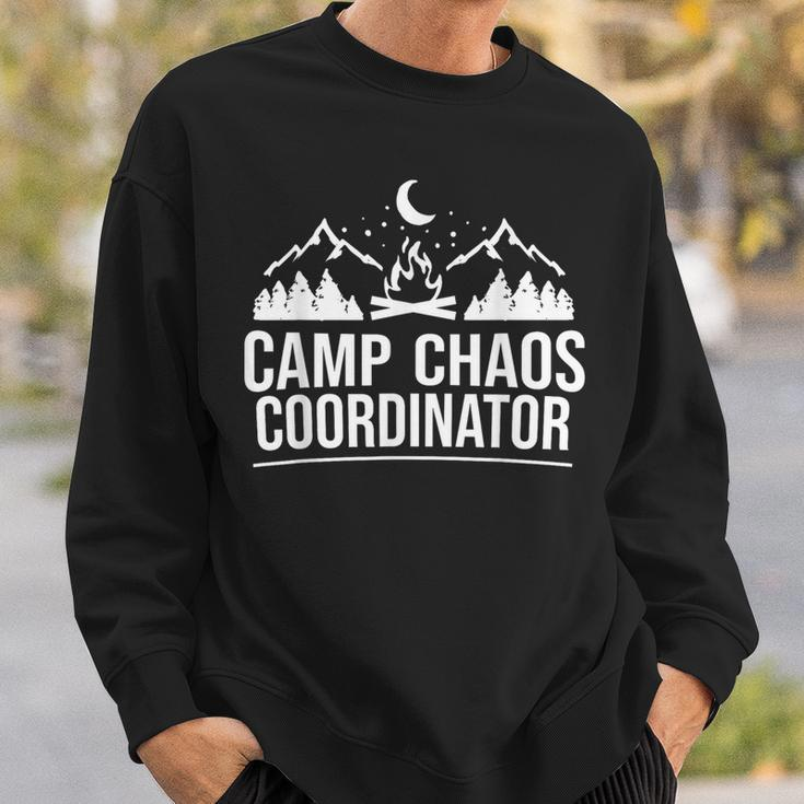 Camp Director Campfire Camping Camper Sweatshirt Gifts for Him