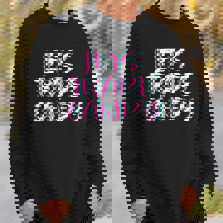 Candy Outfit I Trippy Edm Festival Clothing Acid Techno Rave Sweatshirt Gifts for Him