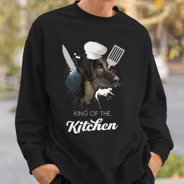 Cao De Castro Laboreiro King Of The Kitchen Dog Chef Sweatshirt Gifts for Him