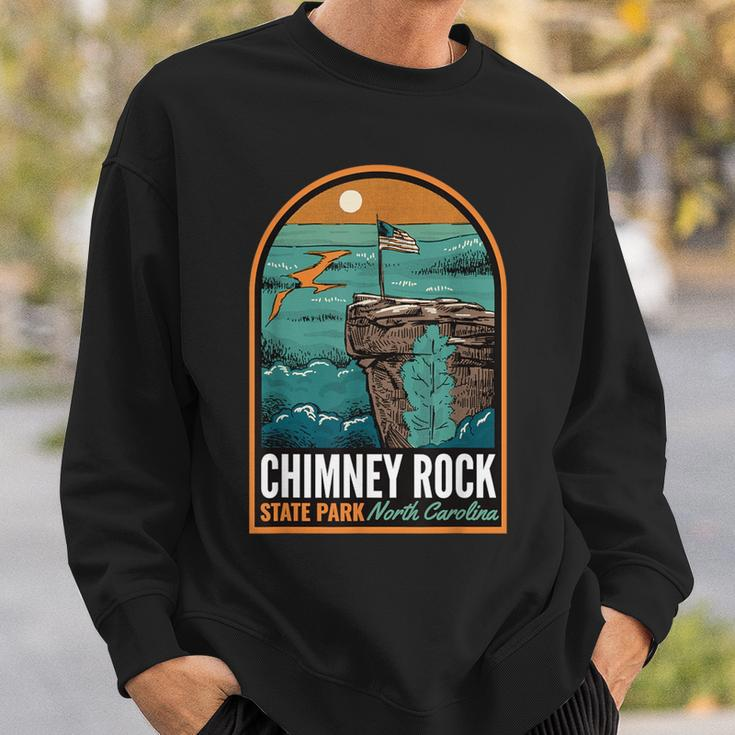 Chimney Rock State Park Nc Vintage Sweatshirt Gifts for Him