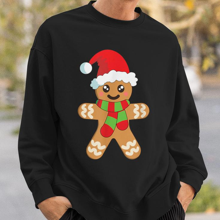 Christmas Baking Cookie Cute Gingerbread Man Sweatshirt Gifts for Him