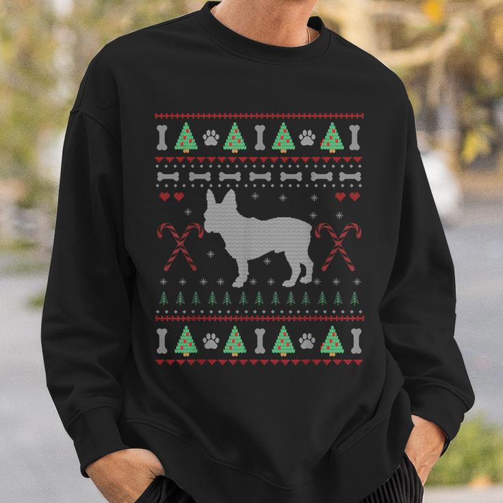 Christmas French Bulldog Ugly Sweater Dog Lover Sweatshirt Gifts for Him
