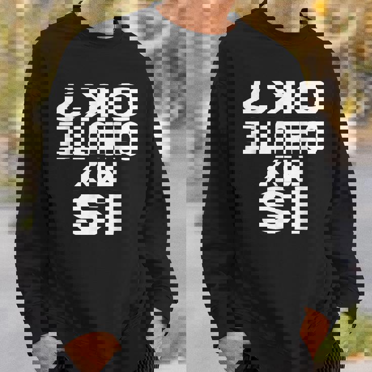 Is My Chute Ok Skydiving Sweatshirt Gifts for Him