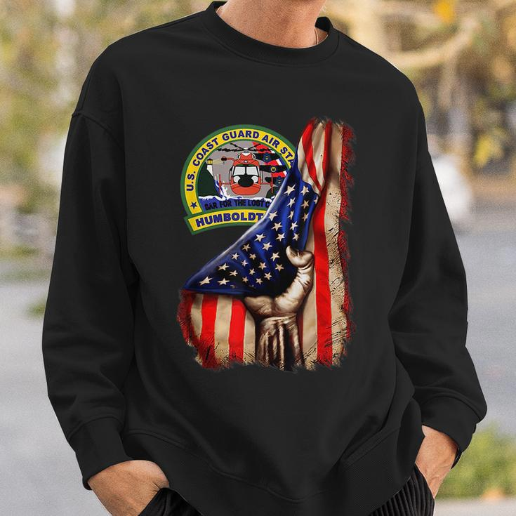 Coast Guard Air Station Humboldt Bay American Flag Sweatshirt Gifts for Him