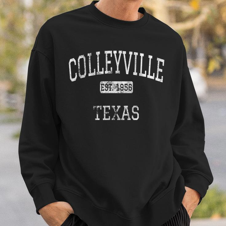 Colleyville Texas Tx Vintage Sweatshirt Gifts for Him