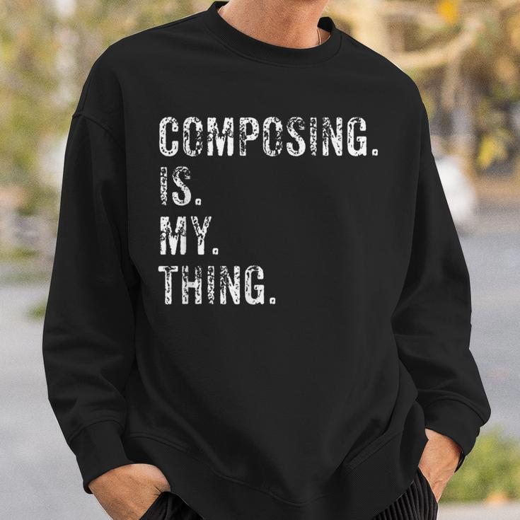 Composer Music Composer Sweatshirt Gifts for Him