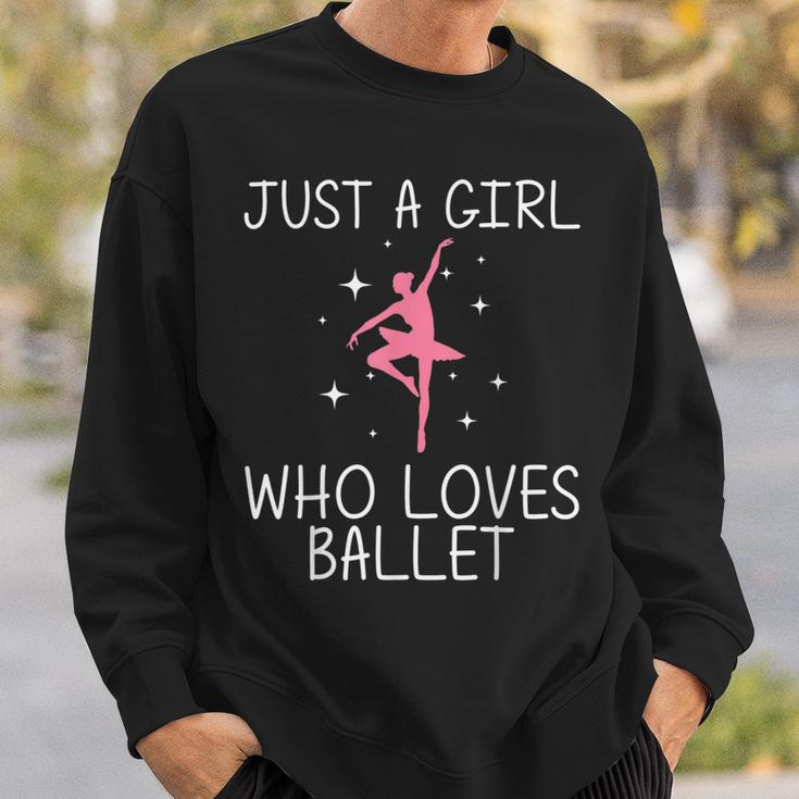 Cool Ballet For Girls Kids Ballerina Dance Ballet Dancer Sweatshirt Gifts for Him