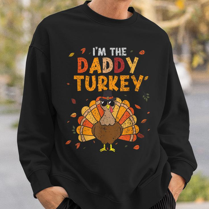 Cool I'm Daddy Turkey Thankful Papa Happy Thanksgiving Dad Sweatshirt Gifts for Him