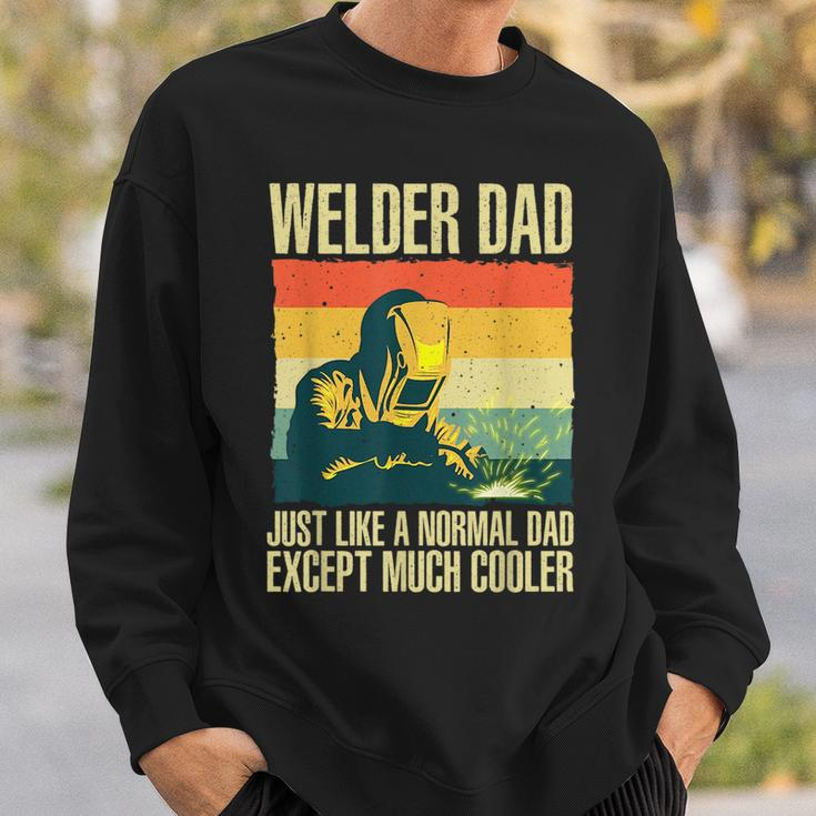 Cool Welding For Men Dad Ironworker Welder Pipefitter Worker Sweatshirt Gifts for Him