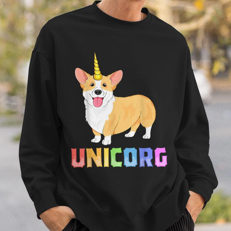 Corgi For Kids Girls Unicorg Unicorn Corgicorn Dog Sweatshirt Gifts for Him