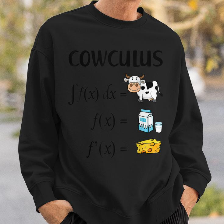 Cowculus Cow Milk Cheese Calculus Math Lovers Sweatshirt Gifts for Him
