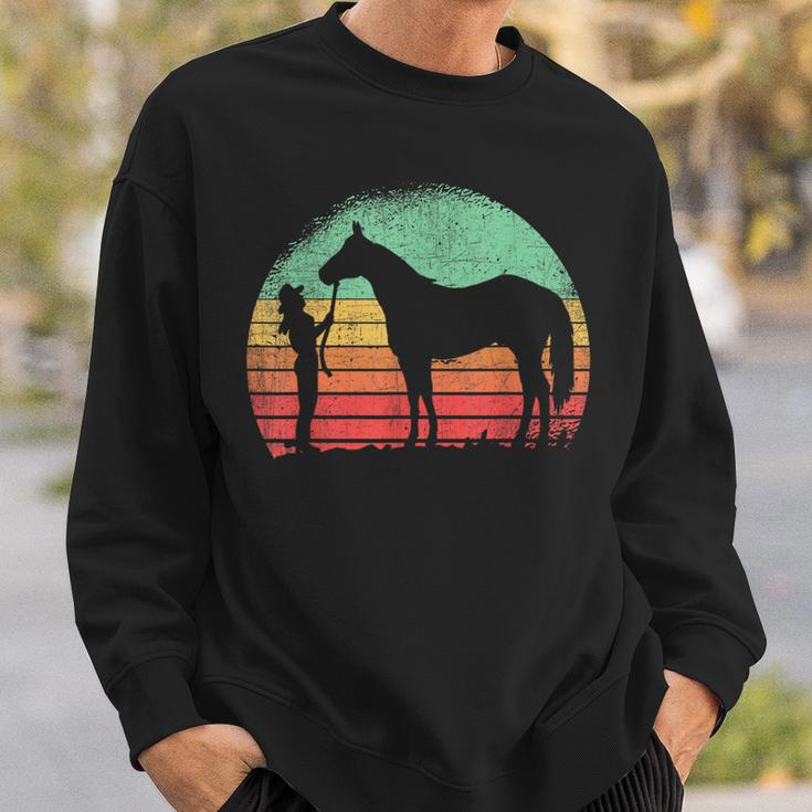 Cowgirl Horse Riding Texas Ranch Rider Western Sweatshirt Gifts for Him
