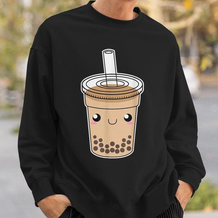 Cute Boba Milk Tea Cartoon Bubble Tea Lover Jt Sweatshirt Gifts for Him