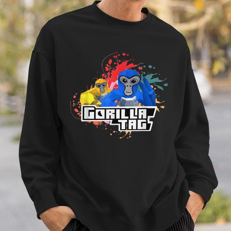 Cute Gorilla Tag Monke Vr Gamer For Kids Adults Ns Gift Sweatshirt Gifts for Him