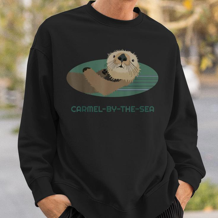 Cute Otter Carmel-By-The-Sea California Coast Resident Sweatshirt Gifts for Him