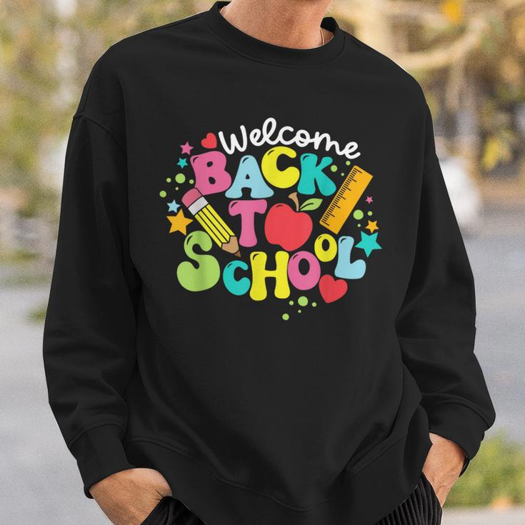 Cute Welcome Back To School Class Teaching Student Education Sweatshirt Gifts for Him