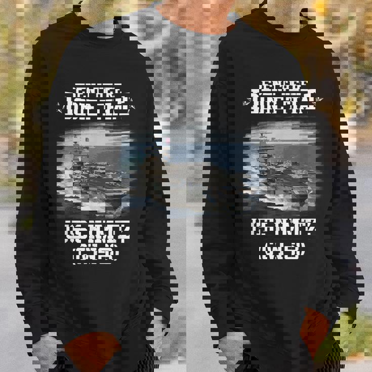 Cvn68 Uss Nimitz Navy Ships Sweatshirt Gifts for Him