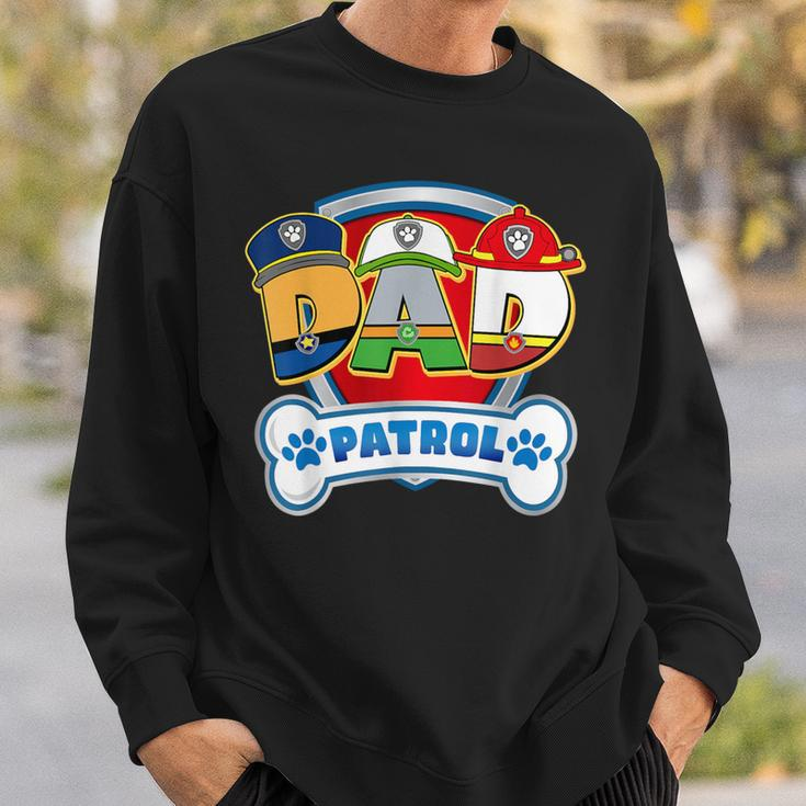 Dad Of The Birthday Boy Dog Paw Family Decorations Party Sweatshirt Gifts for Him