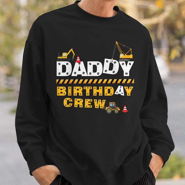 Daddy Birthday Crew Construction Family Birthday Party Sweatshirt Gifts for Him