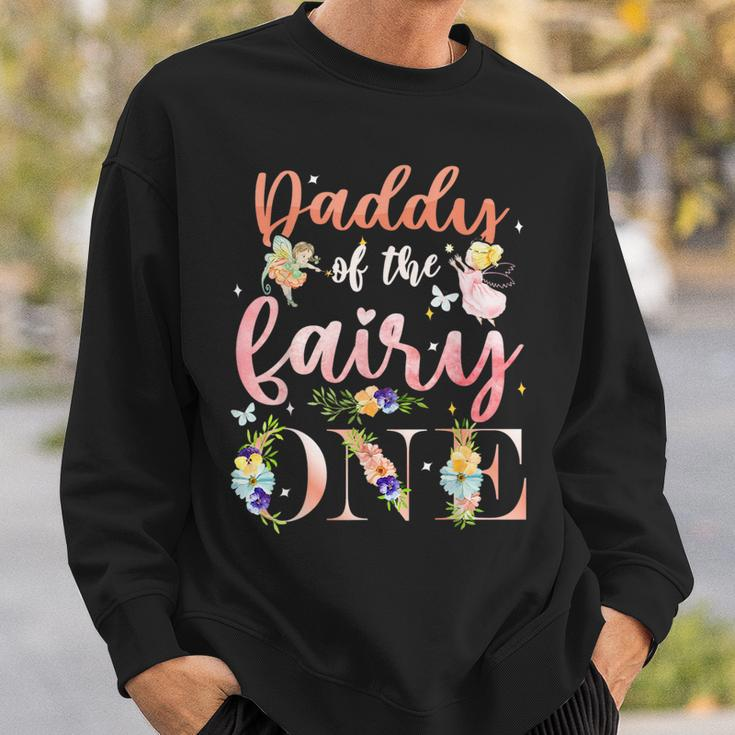 Daddy Of Fairy One 1St Birthday Party Decoration Family Daddy Funny Gifts Sweatshirt Gifts for Him