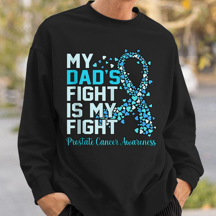 Dads Fight Is My Fight Prostate Cancer Awareness Graphic Sweatshirt Gifts for Him