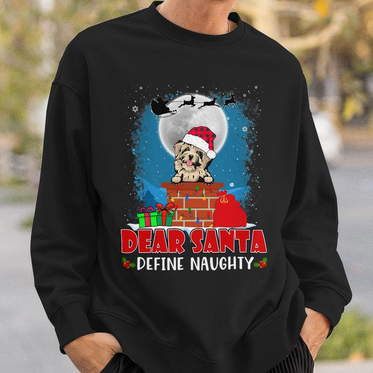 Dear Santa Define Naughty Havanese Dog Funny Christmas Sweatshirt Gifts for Him