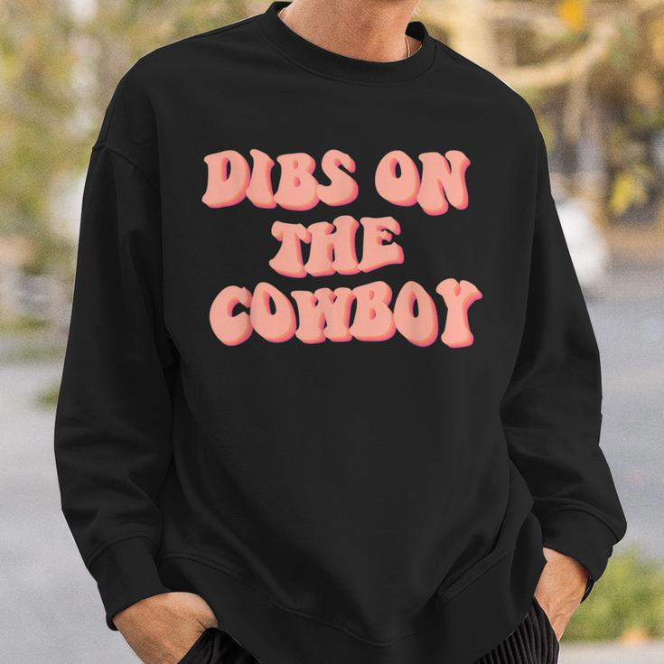 Dibs On The Cowboy Space Cowgirl Outfit 70S Costume Women Sweatshirt Gifts for Him