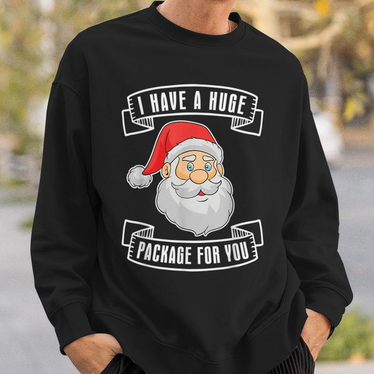 Dirty Christmas Naughty Raunchy For Package Sweatshirt Gifts for Him