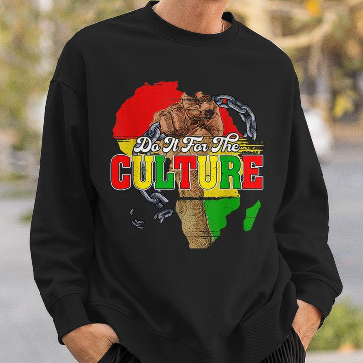 Do It For-The-Culture Junenth Map Black History Month Sweatshirt Gifts for Him