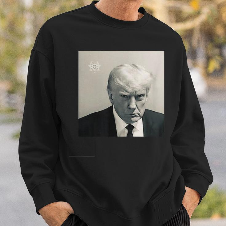 Donald Trump Shot Republican Arrest President Maga 2024 Sweatshirt Gifts for Him