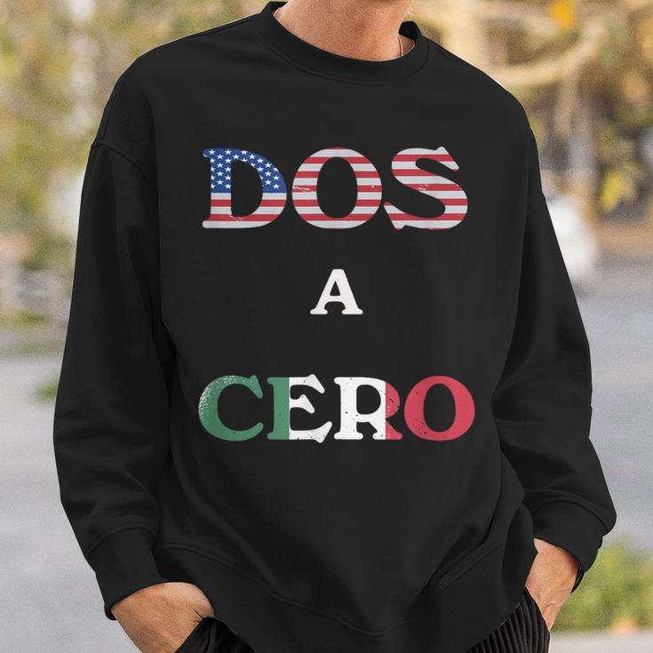 Dos A Cero Usa Vs Mexico Game By Flags Sweatshirt Gifts for Him