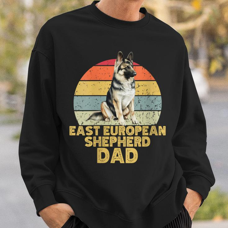 East European Shepherd Dog Dad Retro Dogs Lover & Owner Sweatshirt Gifts for Him
