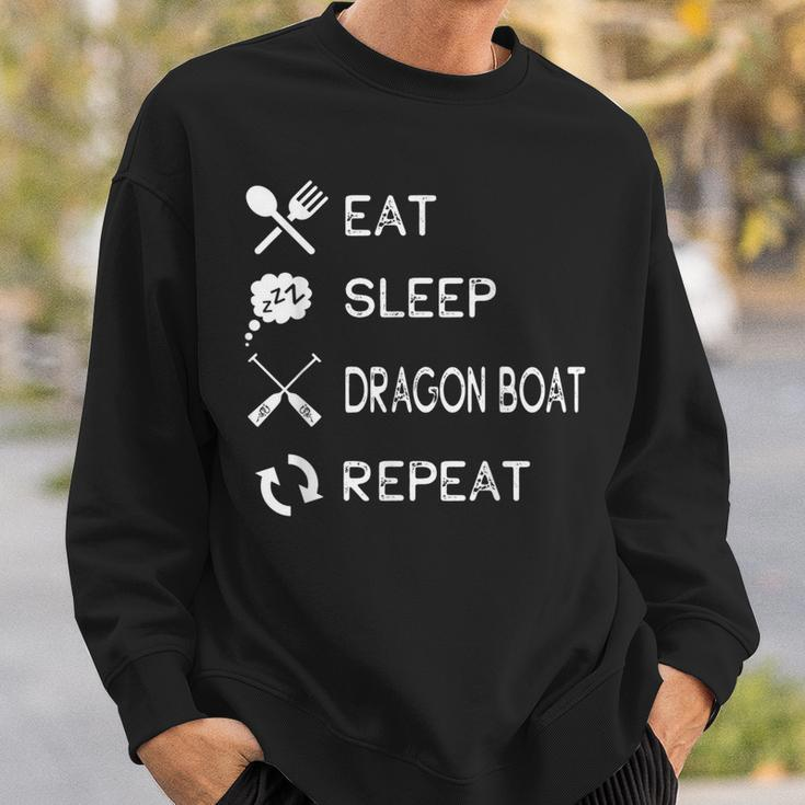 Eat Sleep Dragon Boat Repeat Sweatshirt Gifts for Him