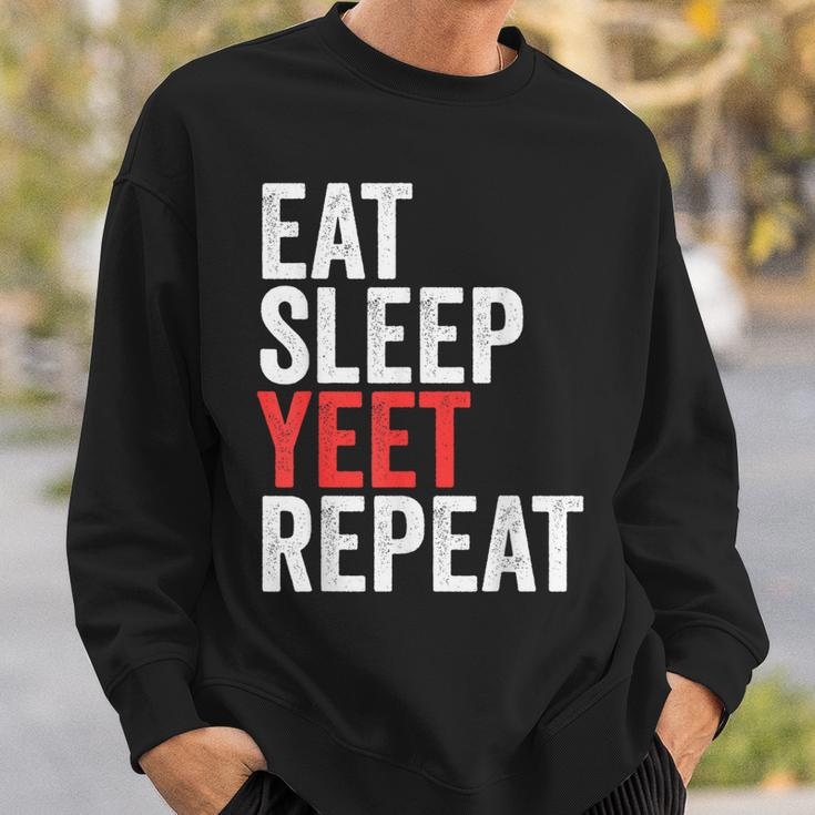 Eat Sleep Yeet Repeat Popular Dance Quote Sweatshirt Gifts for Him