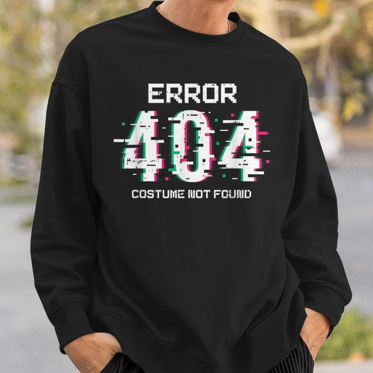 Error 404 Costume Not Found Halloween Coding Coder Sweatshirt Gifts for Him