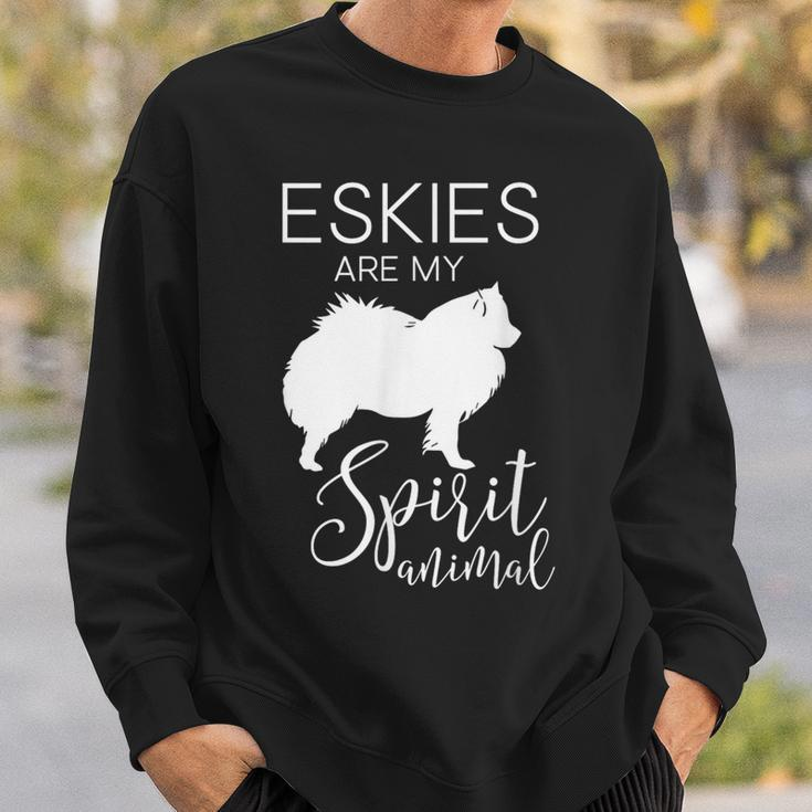 Eskie American Eskimo Dog Spirit Animal J000267 Sweatshirt Gifts for Him