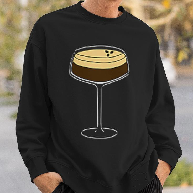 Espresso Martini Minimalist Elegance Apparel Sweatshirt Gifts for Him