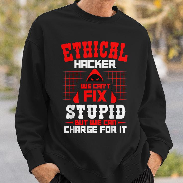 Ethical Hacker Cyber Hacking Awareness Security Programmer Sweatshirt Gifts for Him