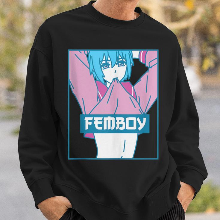 Femboy Aesthetic Pastel Yaoi Anime Boy Crossdressing Sweatshirt Gifts for Him