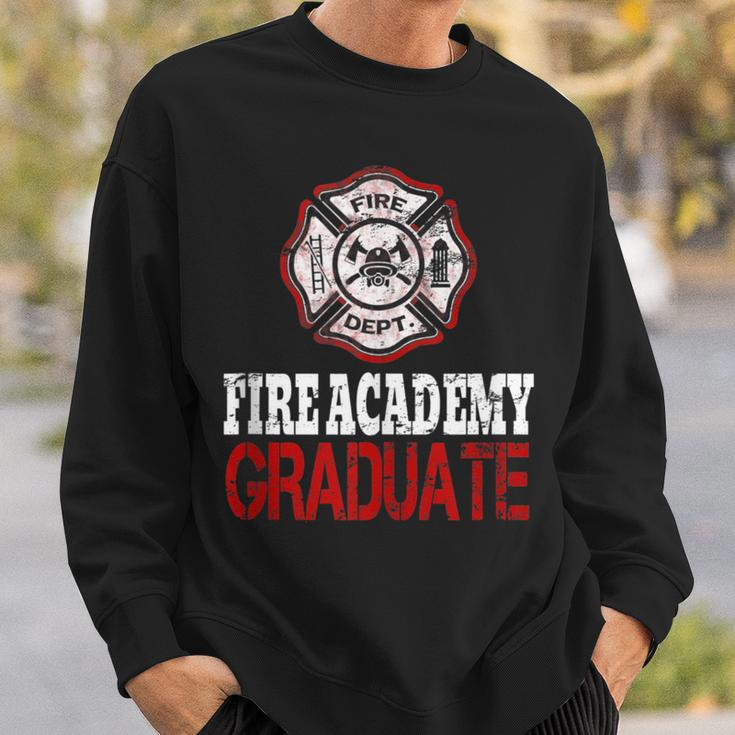 Fire Academy Graduate Fireman Graduation Sweatshirt Gifts for Him